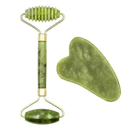 Natural Jade Roller Gua Sha Natural Stone Lifting Body Massage