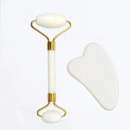 Natural Jade Roller Gua Sha Natural Stone Lifting Body Massage