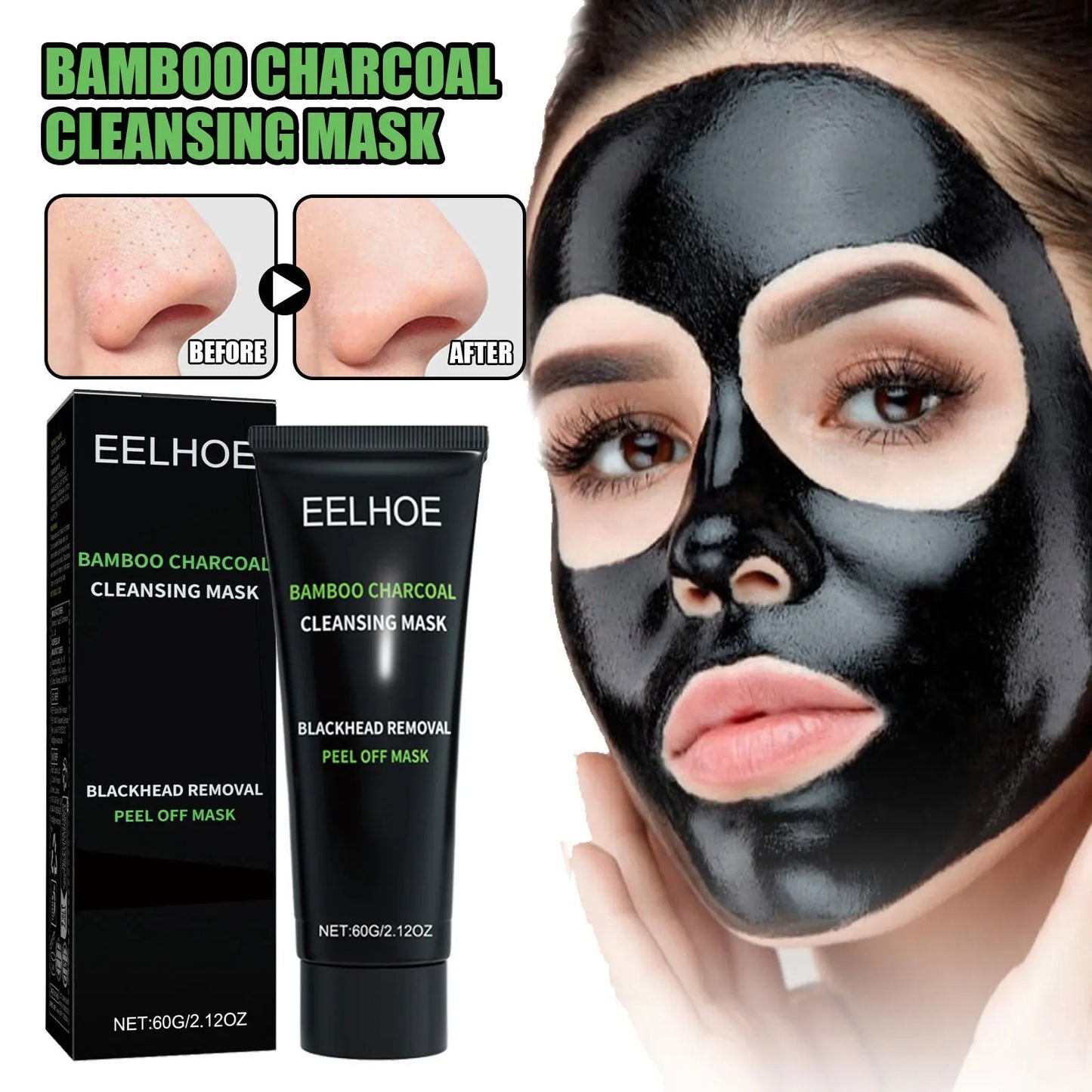 Eelhoe Bamboo Charcoal Cleansing Mask